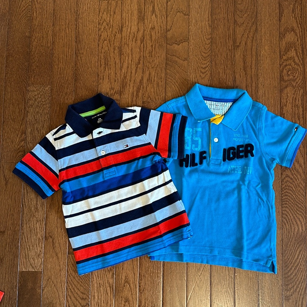 2 Tommy Hilfiger polos size 3T for boys